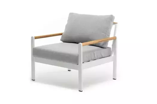 Кресло из алюминия MAYA белый