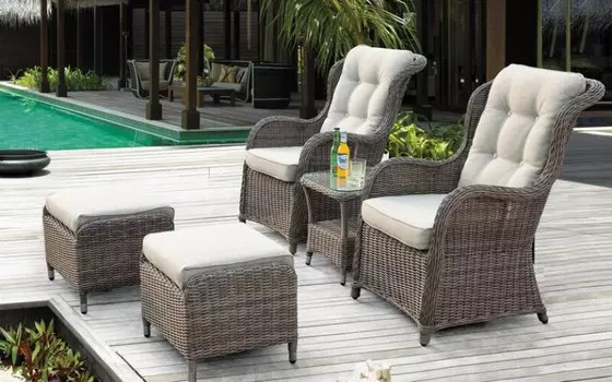 Кресло из искусственного ротанга Geneva