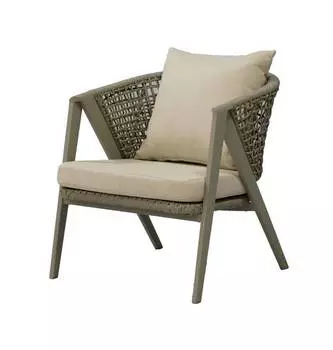 Кресло из роупа Амстердам, бежевый