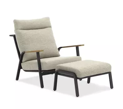 Кресло Malmo с пуфом