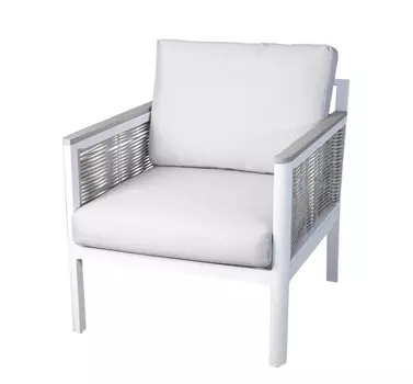 Кресло Сан Ремо из роупа, бежевое