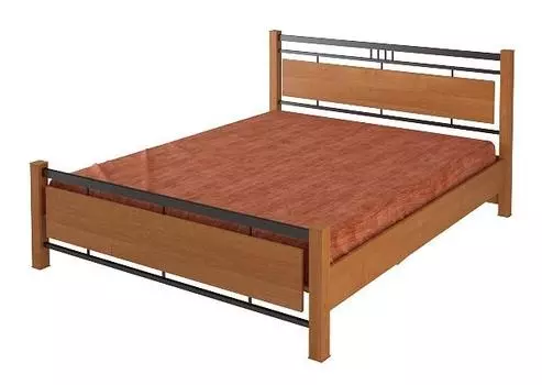 Кровать 2-х спальная №22 (серия МК27)