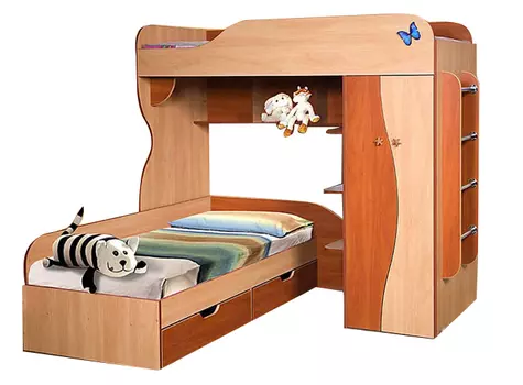 Кровать двухъярусная 02 КМК 252