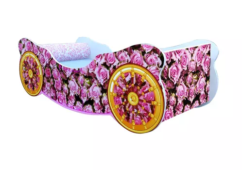 Кроватка Карета Розы