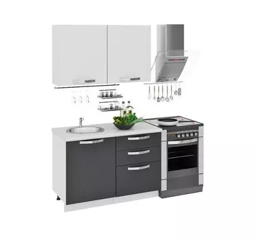 Кухня Графит