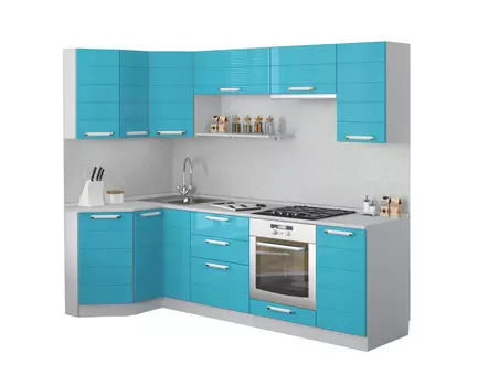 Кухня угловая Престиж 1200/1785 пластик