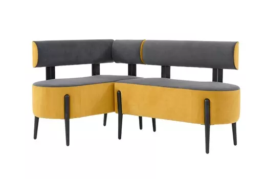 Кухонный угол Смайл Комби Ультра Мустард