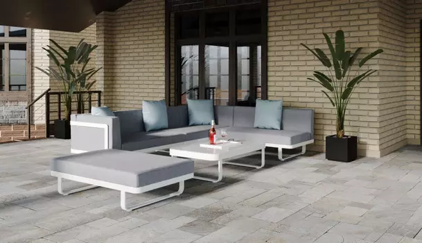 Лаунж зона Hacienda Gray