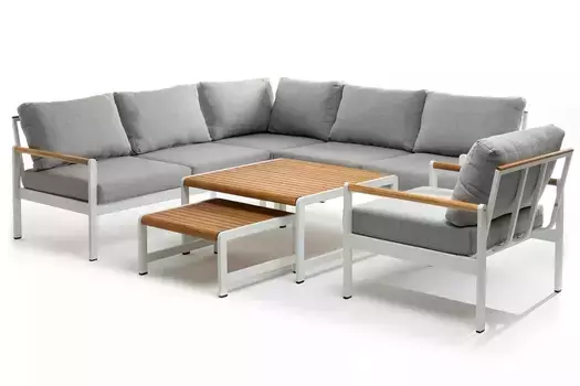 Лаунж зона из алюминия MAYA M белая