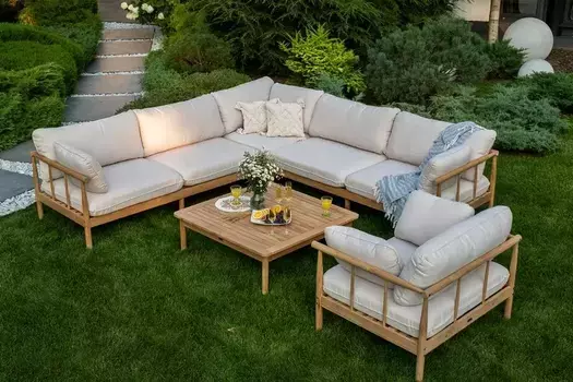 Лаунж зона из тика BUNGALOW L