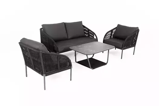 Лаунж зона Канны темно-серая