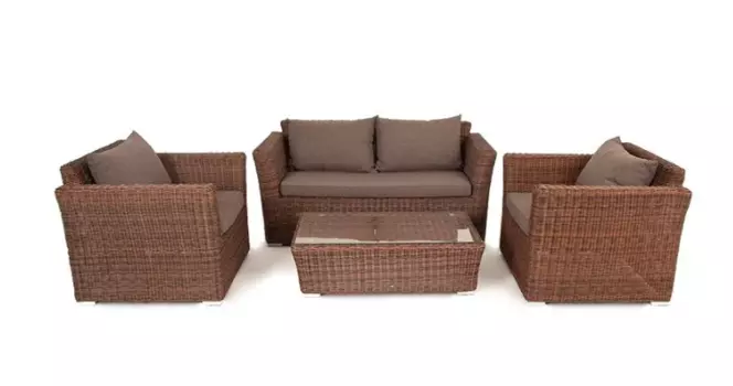 Лаунж-зона Капучино Сингл коричневая