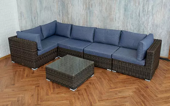 Лаунж зона KARL 5 со столом/пуфом