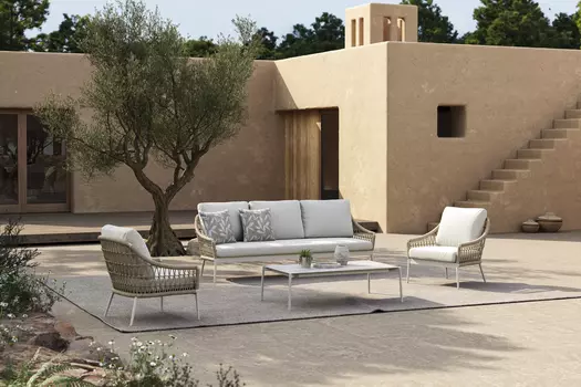 Лаунж-зона Венеция соломенная