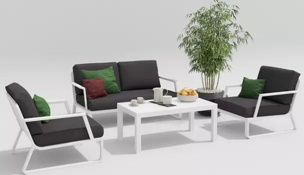 Лаунж зона Voglie white