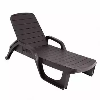 Лежак Прованс, коричневый