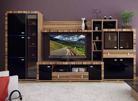 Любимый дом Модульная стенка в гостиную Сканди