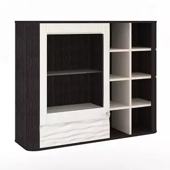 Любимый дом Шкаф с витриной навесной Соната ЛД 634.020