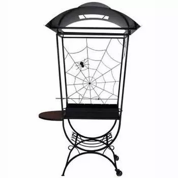 Мангал дачный с крышей МД-6