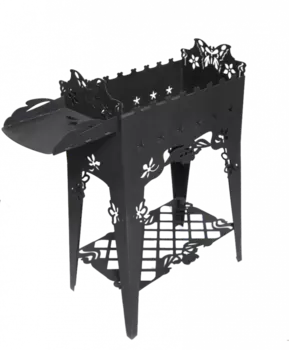 Мангал резной Бабочка