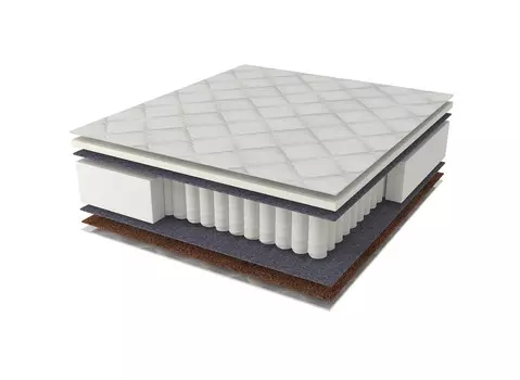 Матрац Elite независимые пружины с латексом с кокосом