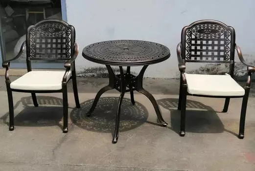 Комплект мебели из литого алюминия Vienna 2