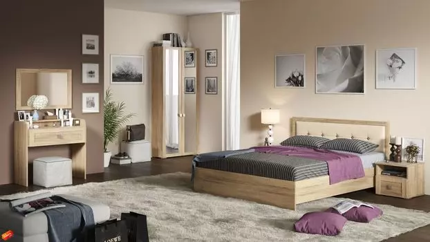 Модульная спальня Корсика Композиция-1