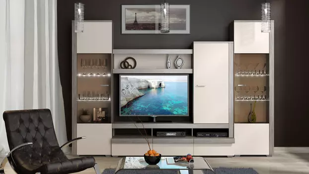 Модульная стенка Эйва Комплектация №1