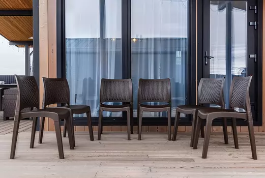 Набор из 6 стульев JULY коричневые