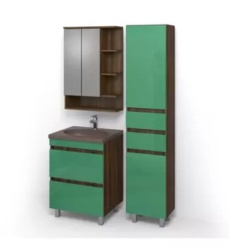 Набор мебели для ванной комнаты Акварель-3