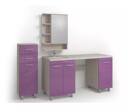 Набор мебели для ванной комнаты Акварель-7