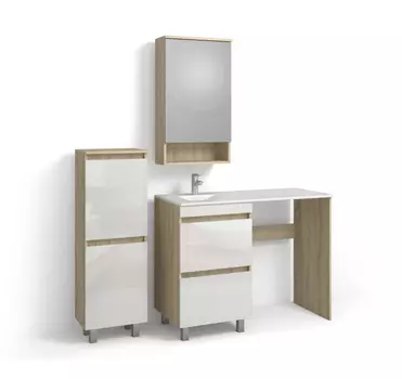Набор мебели для ванной комнаты Акварель-8