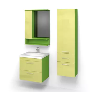 Набор мебели для ванной комнаты Фреш-2