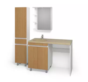 Набор мебели для ванной комнаты Волна-7