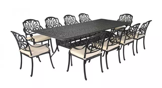 Набор мебели из литого алюминия Louis X