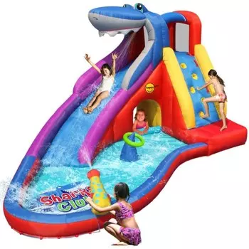 Надувной батут Водная горка Акула 9417 Happy Hop