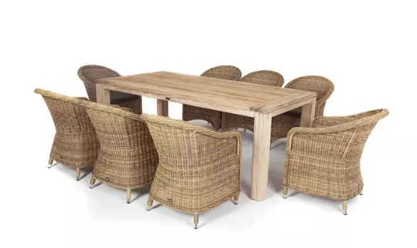 Обеденная группа Арбаро С соломенная