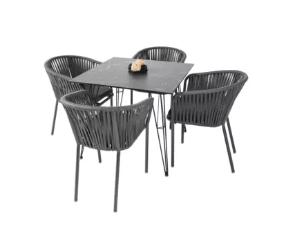 Обеденная группа Бари 4 Gray