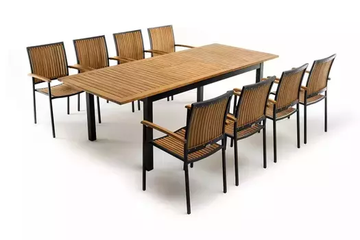 Обеденная группа из алюминия London