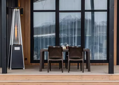 Обеденный комплект JULY S коричневый