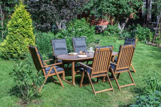 Обеденный комплект KIMBERLY на 6 персоны с овальным столом