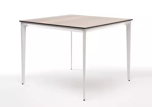 Обеденный стол Малага из HPL 90х90 см, дуб