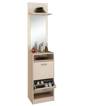 Обувница с зеркалом Ольга