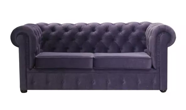 Офисный диван Честер Shaggy lilac