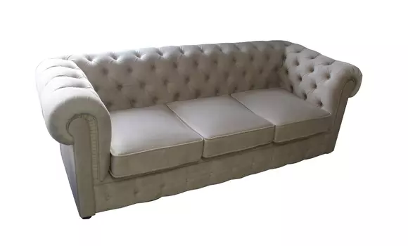 Офисный трехместный диван Честер - Велюр