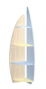 Пенал с угловыми полками Юнга