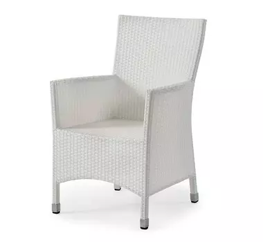 Плетеное кресло Cora-2 white