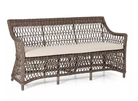 Плетеный диван Beatrice brown