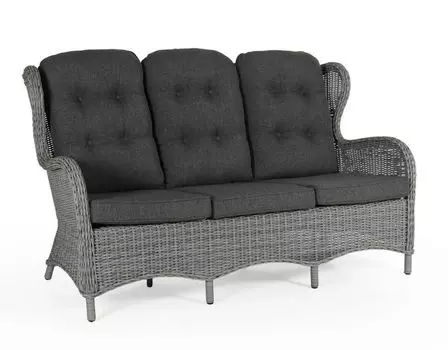 Плетеный диван Evita grey