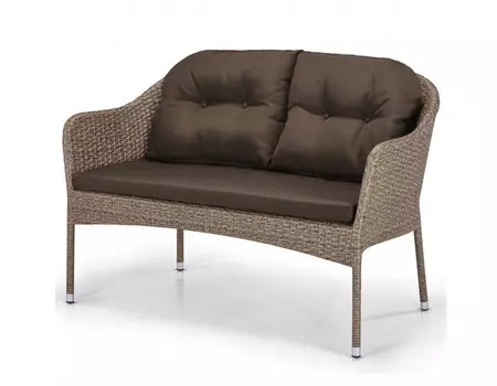 Плетеный диван из искусственного ротанга S54B-W56